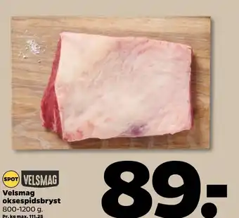 Netto Velsmag Oksespidsbryst tilbud