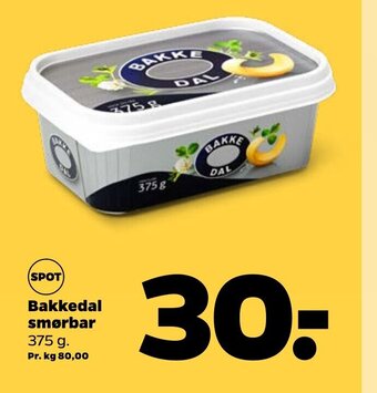 Netto Bakkedal smørbar tilbud