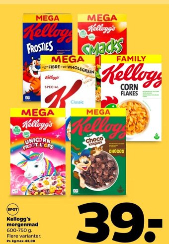 Netto Kellogg's morgenmad tilbud