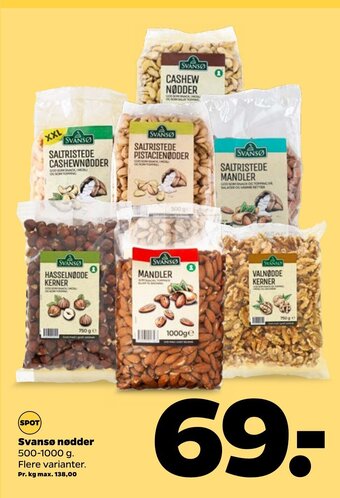 Netto Svansø nødder tilbud