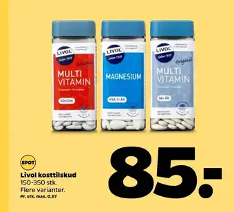 Netto Livol kosttilskud tilbud