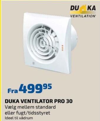 Davidsen Duka ventilator tilbud