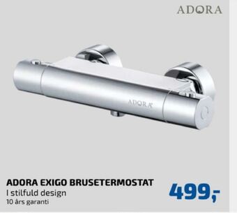 Davidsen Adora termostatarmatur tilbud