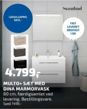 Davidsen Scanbad badmøbel tilbud