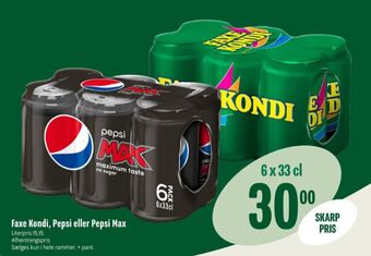 Min Købmand Pepsi max cola tilbud