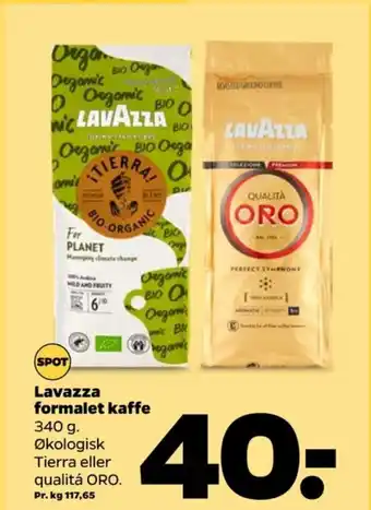 Qualita oro kaffe formalet
