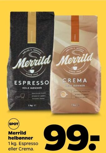 Netto Espresso kaffebønner - hele tilbud