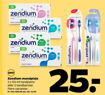 Netto Zendium tandbørste tilbud