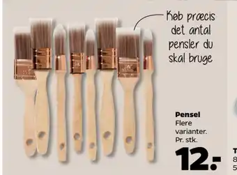 Netto Ukendt pensel tilbud