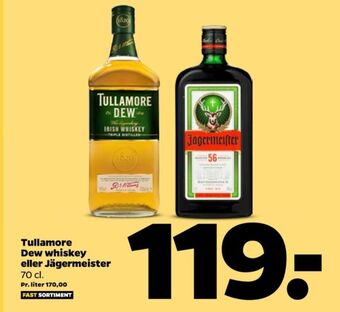 Netto Tullamore dew whisky tilbud