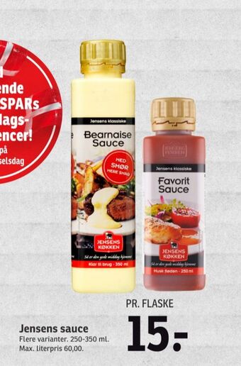 Jensens køkken sauce flydende