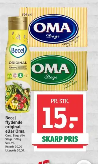 Oma margarine-fast bage