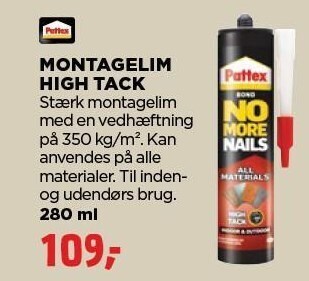 jem & fix Montagelim high tack tilbud