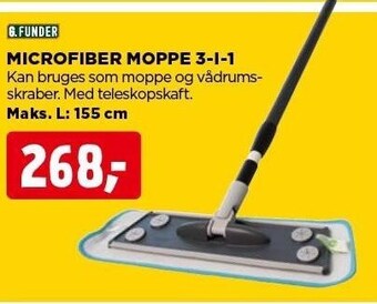 jem & fix Microfiber moppe 3-i-1 tilbud