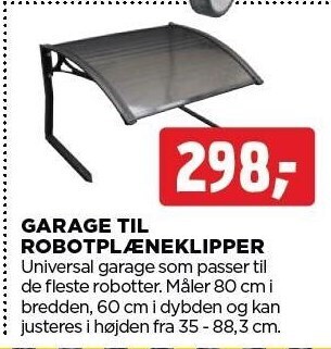 jem & fix Garage til robotplæneklipper tilbud