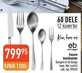 Imerco Encore bestiksæt tilbud