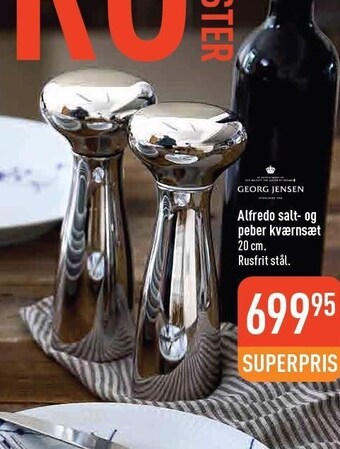 Imerco Alfredo salt- og peber kværnsæt tilbud
