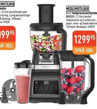 Imerco 3-i-1 foodprocessor/blender tilbud