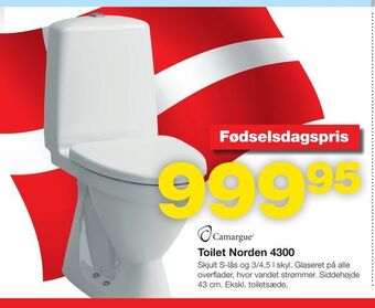 Bauhaus Toilet norden 4300 tilbud
