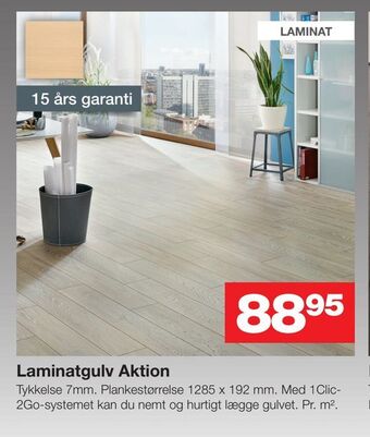 Bauhaus Laminatgulv aktion tilbud