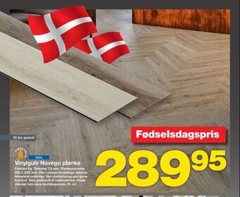 Bauhaus Vinylgulv novego planke tilbud