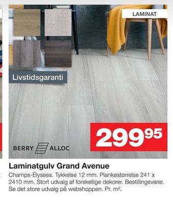 Bauhaus Laminatgulv grand avenue tilbud