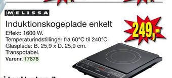 Harald Nyborg Induktionskogeplade enkelt tilbud