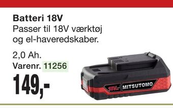 Harald Nyborg Batteri 18v tilbud