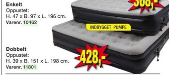 Harald Nyborg Luftmadras med indbygget pumpe tilbud