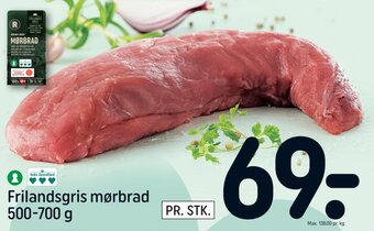 REMA 1000 Frilandsgris mørbrad 500-700 g tilbud