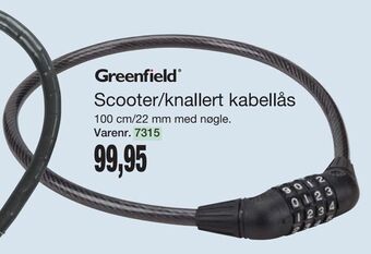 Harald Nyborg Scooter/knallert kabellås tilbud
