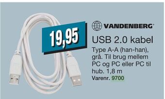 Harald Nyborg Usb 2,0 kabel tilbud