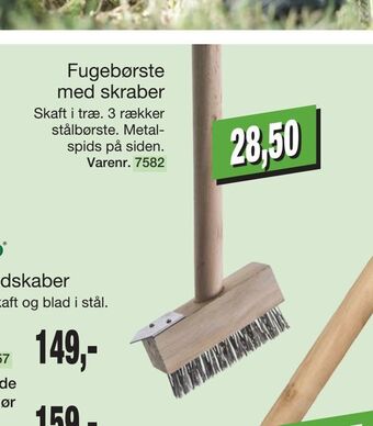 Harald Nyborg Fugebørste med skraber tilbud
