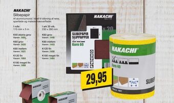 Harald Nyborg Slibepapir tilbud