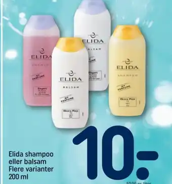 REMA 1000 Elida shampoo eller balsam Flere varianter 200 ml tilbud