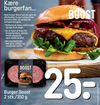 REMA 1000 Burger Boost 2 stk./350 g tilbud
