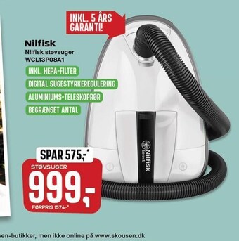 Skousen Nilfisk støvsuger tilbud