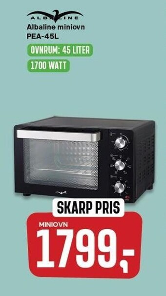 Skousen Albaline miniovn pea-45l tilbud