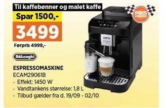 Power Espressomaskine tilbud