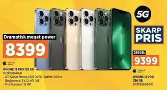 Power Iphone 13 pro 128 gb el. 256 gb tilbud