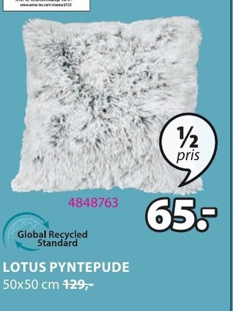 JYSK Lotus Pyntepude tilbud