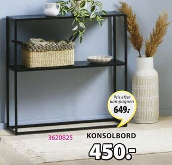 JYSK Virum Konsolbord tilbud