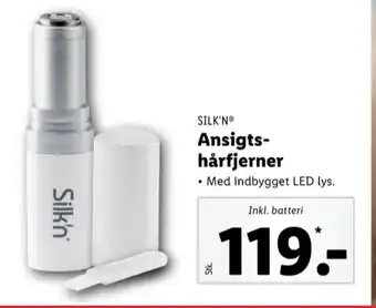 Lidl Silkn ansigtshårfjerner tilbud