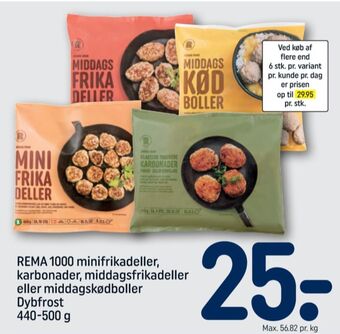 REMA 1000 Rema 1000 frikadeller tilbud