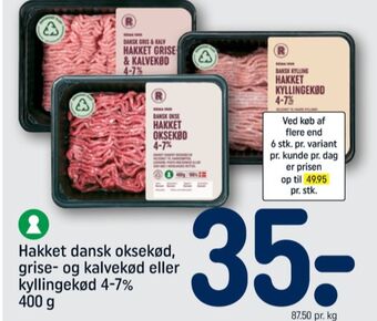 REMA 1000 Rema 1000 hakket oksekød tilbud