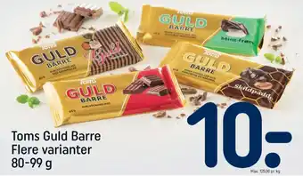 Guldbarre chokoladebar guldkarameller