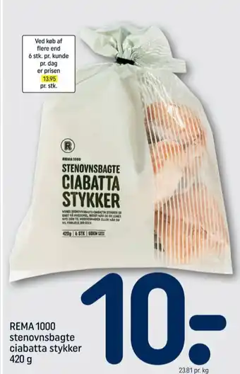 REMA 1000 Rema 1000 ciabatta tilbud