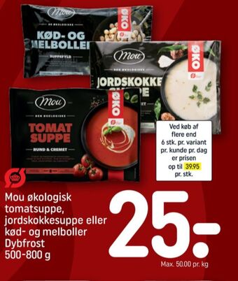 REMA 1000 Mou kød- og melboller tilbud