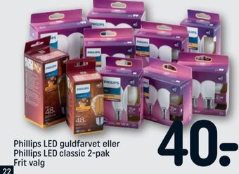 REMA 1000 Philips led pære tilbud