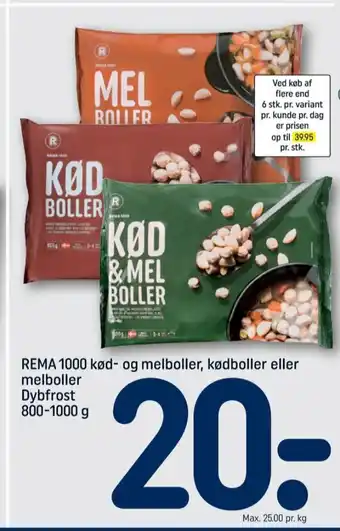 REMA 1000 Rema 1000 melboller tilbud